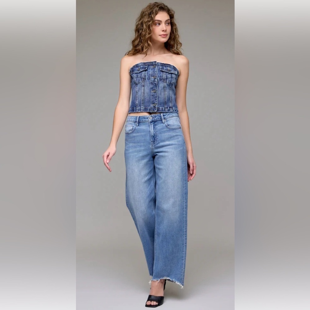 Hidden Logan Fit Stretch Frayed Dad Jeans | 31 inch inseam
